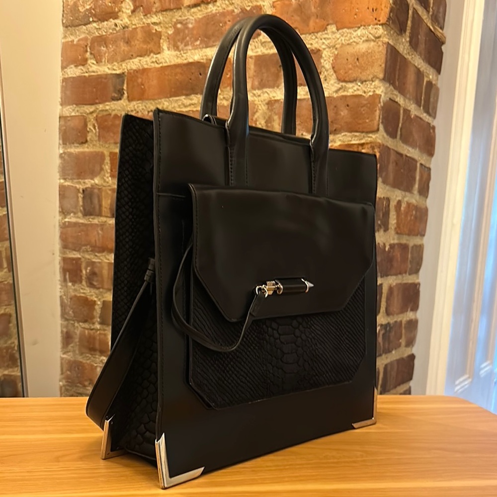 Chic Black Structured Handbag